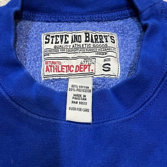 Steve & Barry's Vintage Seton Hall Unisex Size: Small Blue Sweatshirt - Picture 3 of 4